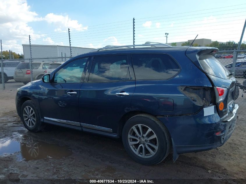 2015 Nissan Pathfinder Sl VIN: 5N1AR2MN2FC721709 Lot: 40677534