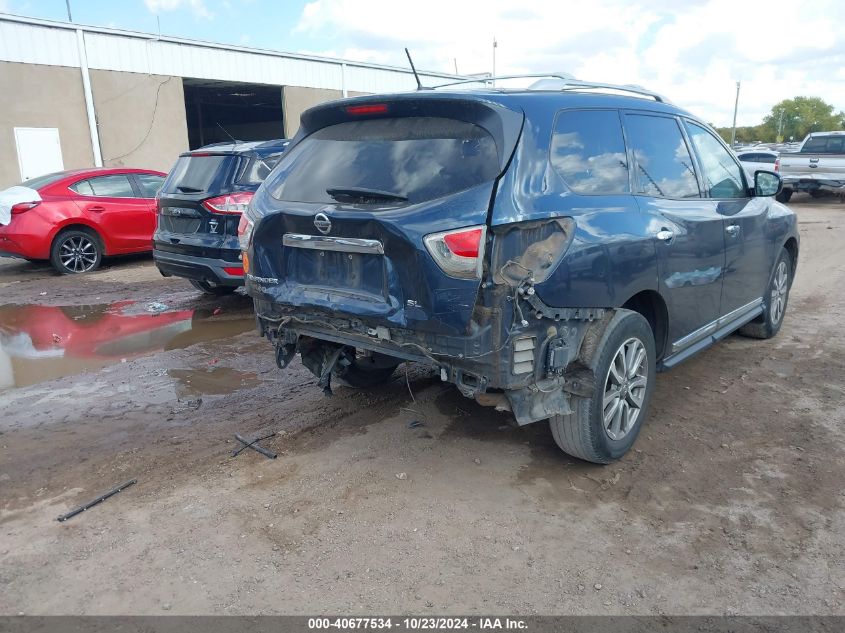 2015 Nissan Pathfinder Sl VIN: 5N1AR2MN2FC721709 Lot: 40677534