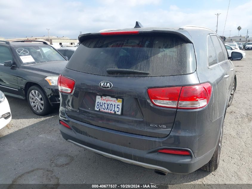 2016 KIA SORENTO 3.3L EX - 5XYPH4A52GG150141