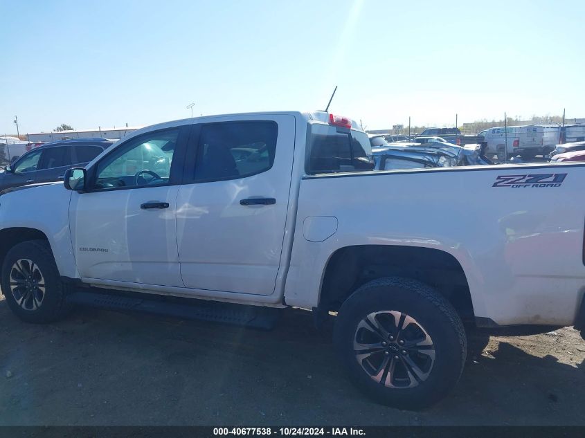 2021 Chevrolet Colorado Z71 VIN: 1GCGTDEN8M1292577 Lot: 40677538