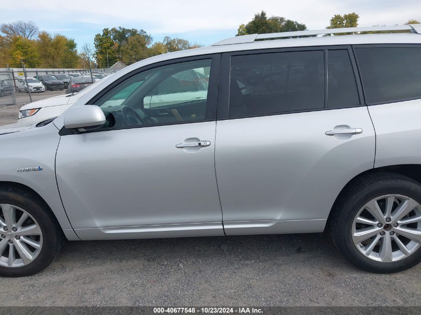 2008 Toyota Highlander Hybrid Limited VIN: JTEEW44A682003298 Lot: 40677548