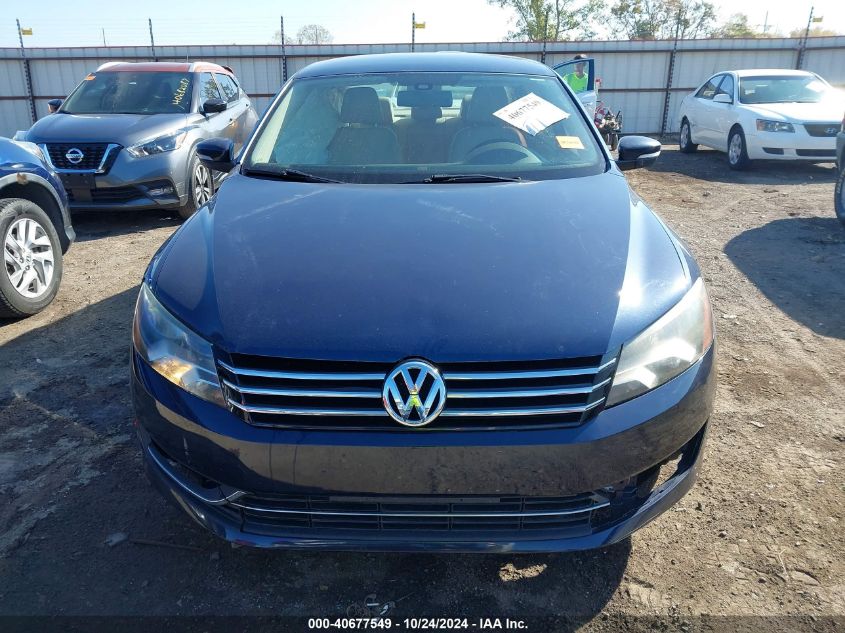 2013 Volkswagen Passat 2.5L Se VIN: 1VWBH7A36DC118462 Lot: 40677549