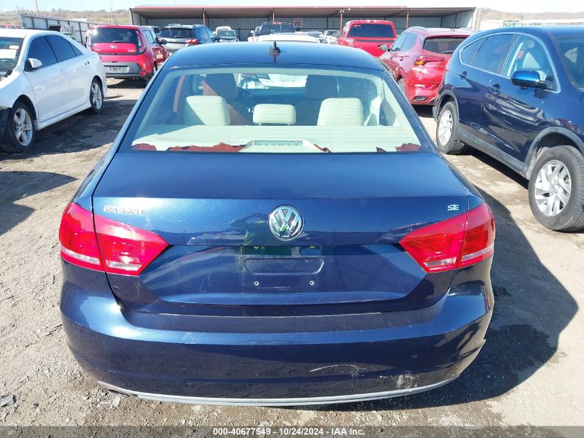 2013 Volkswagen Passat 2.5L Se VIN: 1VWBH7A36DC118462 Lot: 40677549