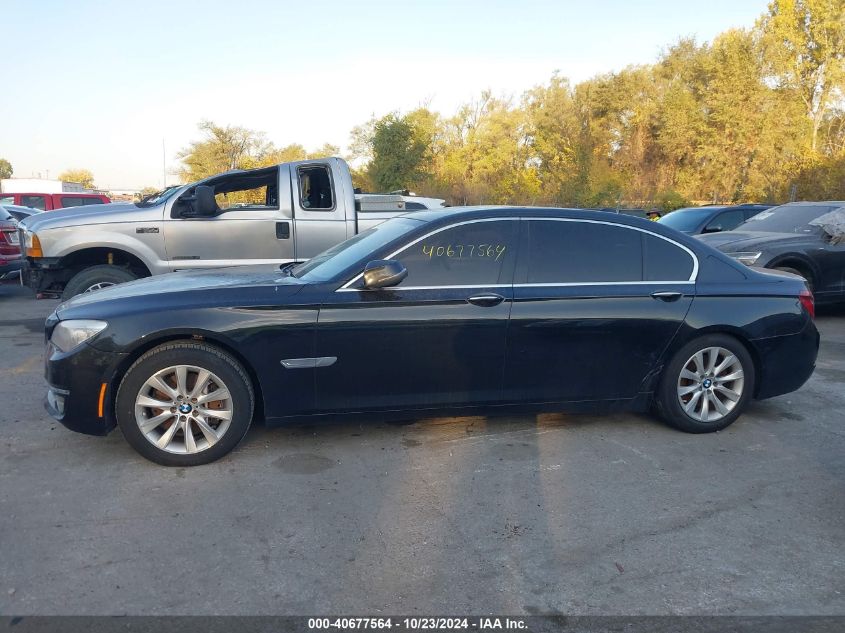 2013 BMW 740Li VIN: WBAYE4C58DD137167 Lot: 40677564