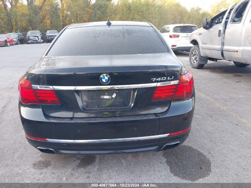 2013 BMW 740Li VIN: WBAYE4C58DD137167 Lot: 40677564