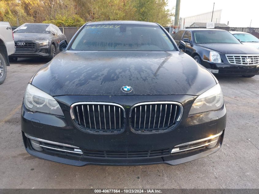 2013 BMW 740Li VIN: WBAYE4C58DD137167 Lot: 40677564