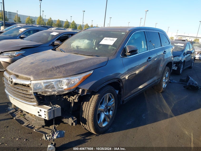 2016 TOYOTA HIGHLANDER LIMITED V6 - 5TDYKRFH6GS135361