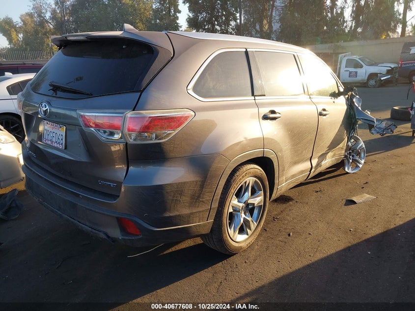 2016 TOYOTA HIGHLANDER LIMITED V6 - 5TDYKRFH6GS135361