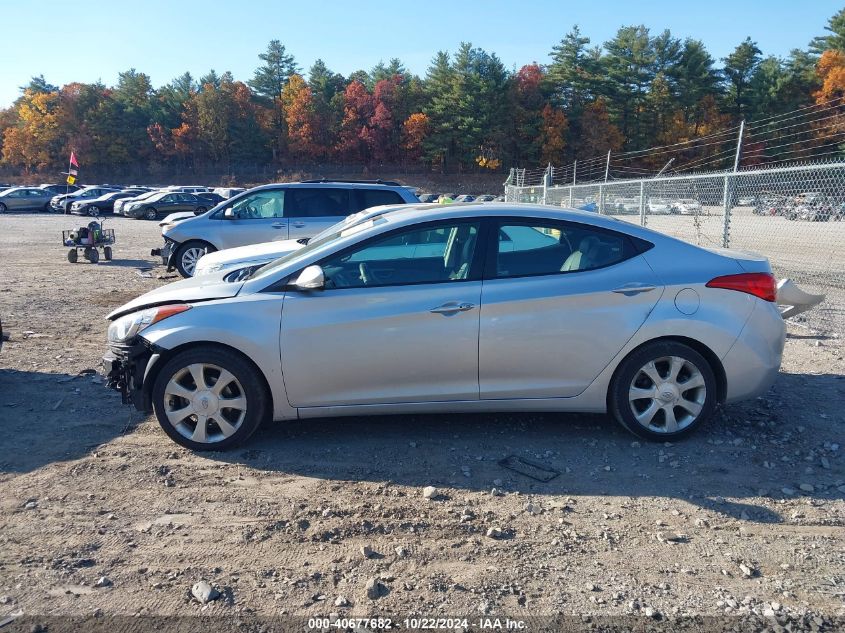 2013 Hyundai Elantra Limited VIN: KMHDH4AEXDU642750 Lot: 40677682