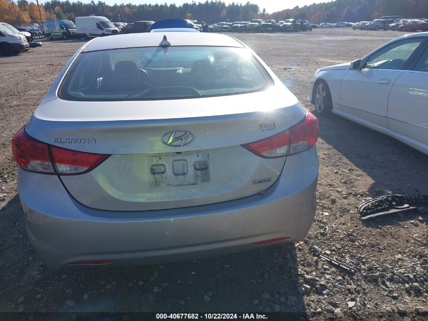 2013 Hyundai Elantra Limited VIN: KMHDH4AEXDU642750 Lot: 40677682