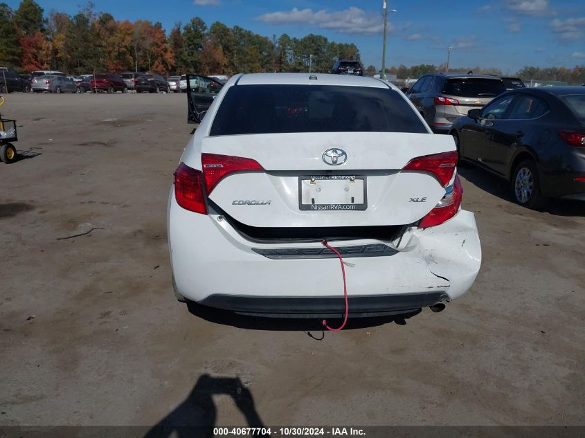 2017 TOYOTA COROLLA XLE - 2T1BURHE7HC925829