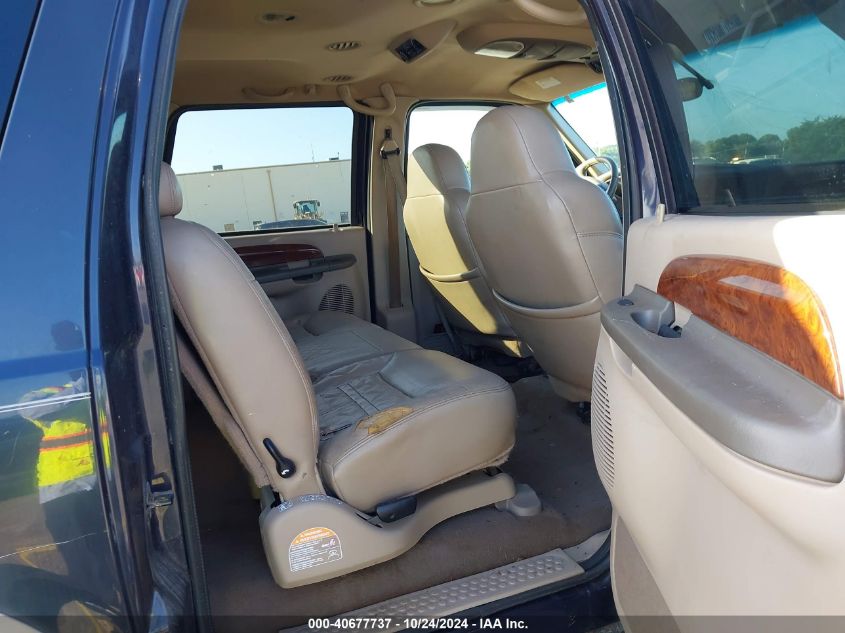 2001 Ford Excursion Limited VIN: 1FMNU43S61EC54942 Lot: 40677737