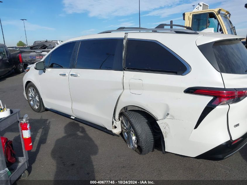 2021 Toyota Sienna Limited/Platinum VIN: 5TDERKEC5MS014263 Lot: 40677745