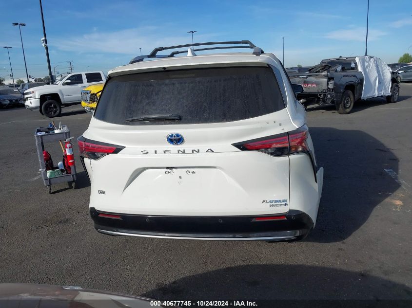 2021 Toyota Sienna Limited/Platinum VIN: 5TDERKEC5MS014263 Lot: 40677745