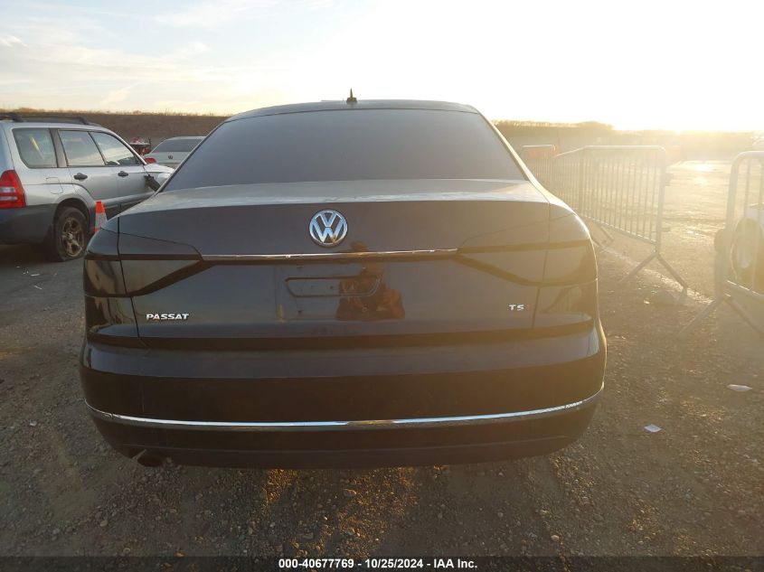 2017 VOLKSWAGEN PASSAT VIN: 1VWAT7A39HC012393