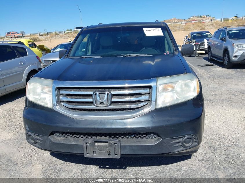 2012 Honda Pilot Lx VIN: 5FNYF3H24CB014644 Lot: 40677792