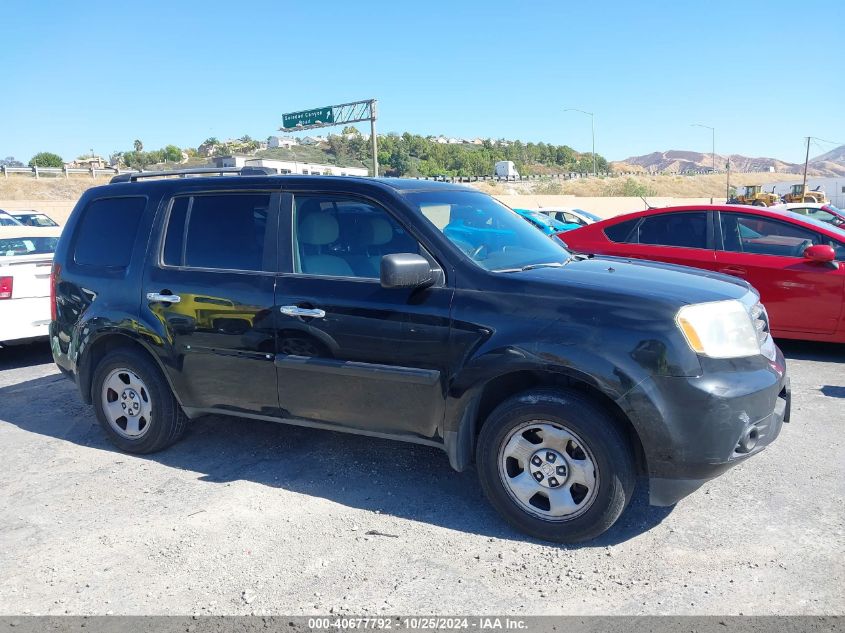 2012 Honda Pilot Lx VIN: 5FNYF3H24CB014644 Lot: 40677792