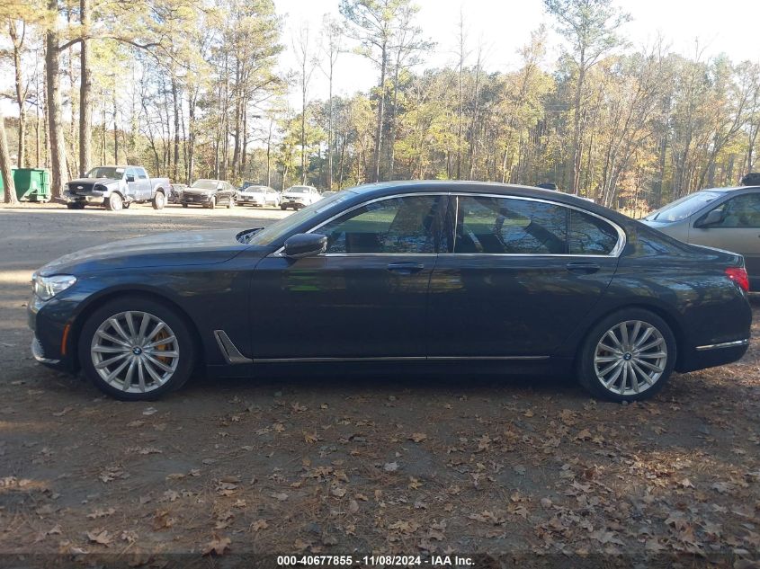 2016 BMW 740I VIN: WBA7E2C55GG714613 Lot: 40677855