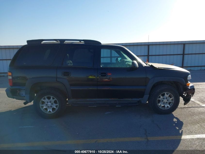 2002 Chevrolet Tahoe Z71 VIN: 1GNEK13Z92R250696 Lot: 40677910