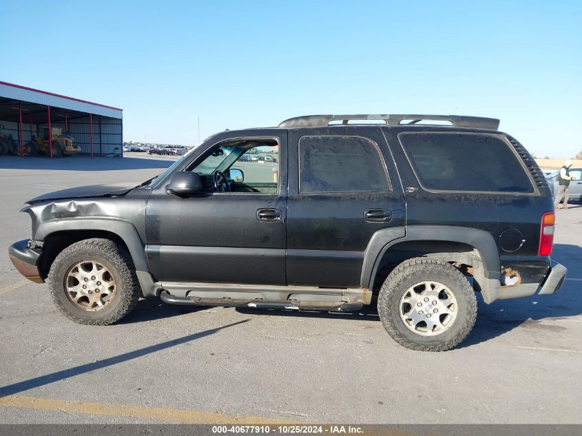 2002 Chevrolet Tahoe Z71 VIN: 1GNEK13Z92R250696 Lot: 40677910