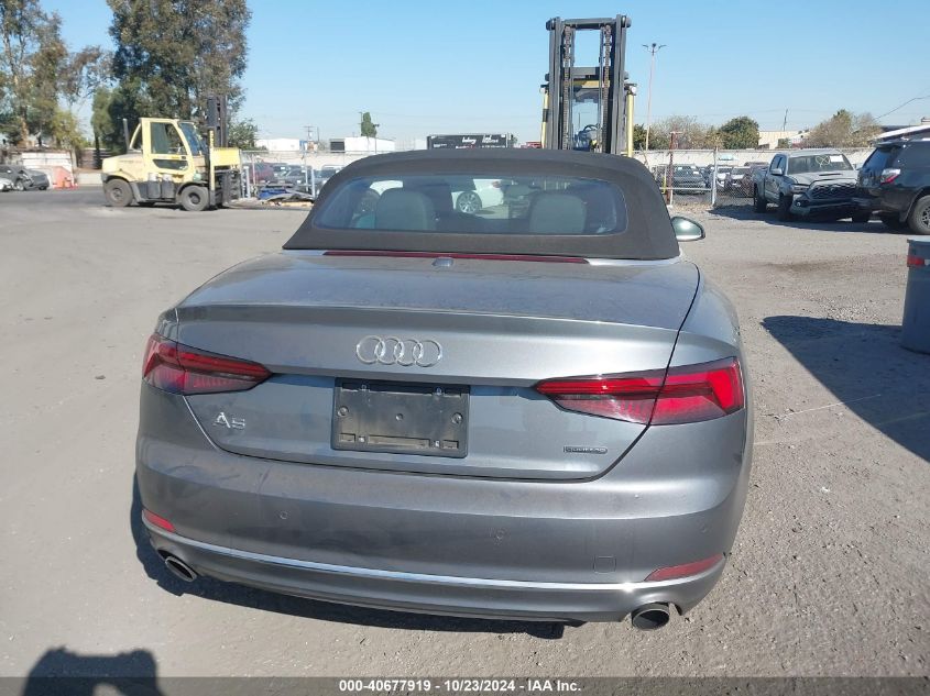 2019 Audi A5 45 Premium VIN: WAUYNGF59KN002817 Lot: 40677919