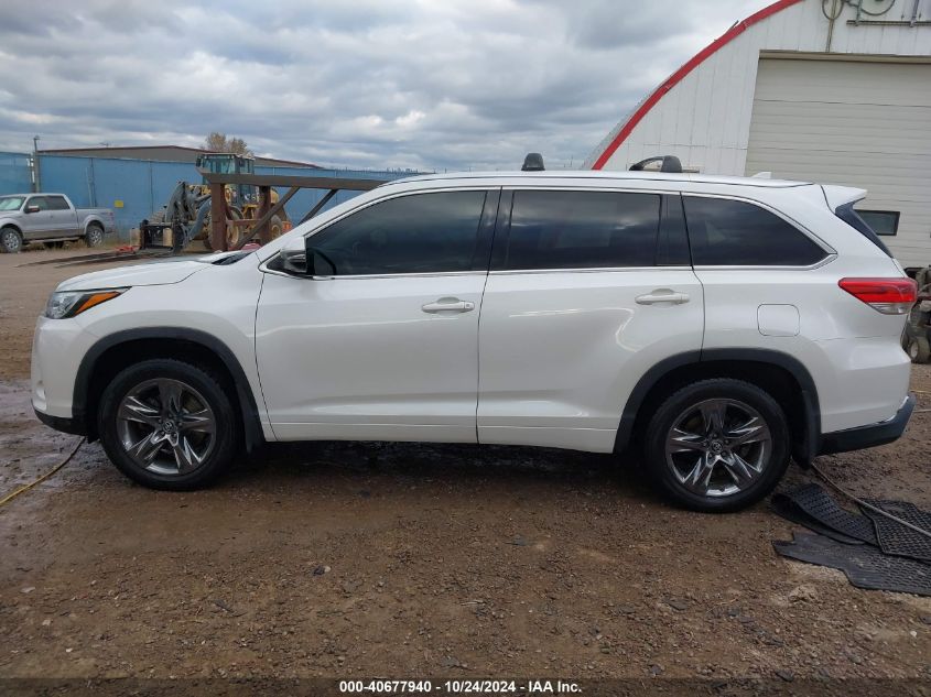 2017 Toyota Highlander Limited VIN: 5TDDZRFH6HS450639 Lot: 40677940