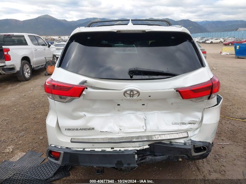 2017 Toyota Highlander Limited VIN: 5TDDZRFH6HS450639 Lot: 40677940