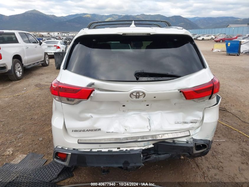 2017 Toyota Highlander Limited VIN: 5TDDZRFH6HS450639 Lot: 40677940