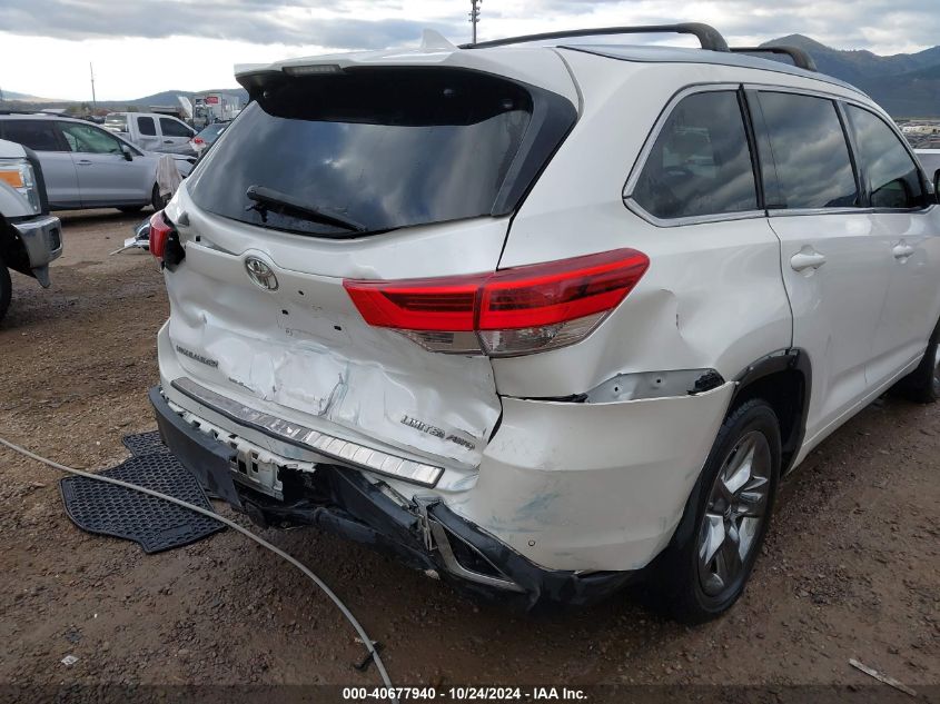 2017 Toyota Highlander Limited VIN: 5TDDZRFH6HS450639 Lot: 40677940