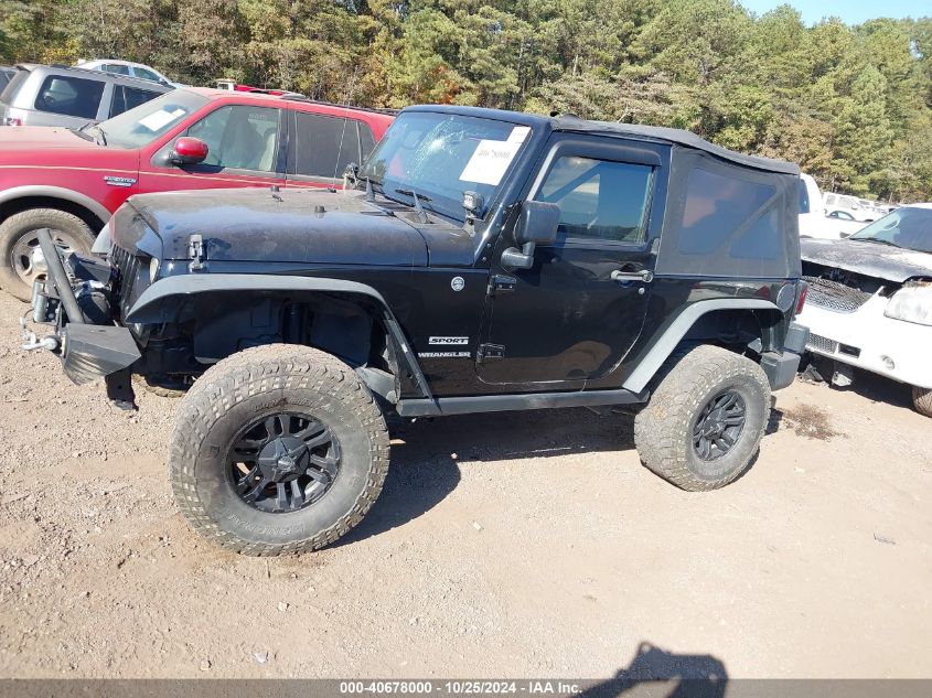 2014 Jeep Wrangler Sport VIN: 1C4AJWAG4EL162042 Lot: 40678000