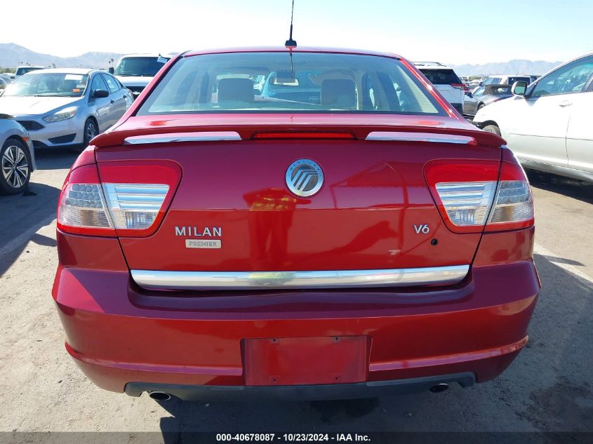 2008 Mercury Milan V6 Premier VIN: 3MEHM08148R636161 Lot: 40678087