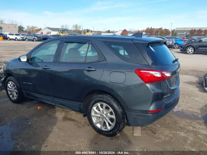 2019 Chevrolet Equinox Ls VIN: 3GNAXHEV0KS655412 Lot: 40678091