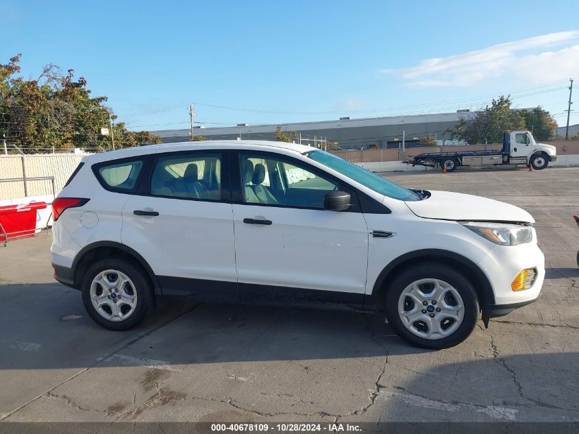 2019 Ford Escape S VIN: 1FMCU0F78KUB80258 Lot: 40678109