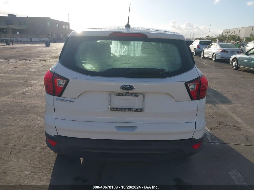 2019 Ford Escape S VIN: 1FMCU0F78KUB80258 Lot: 40678109