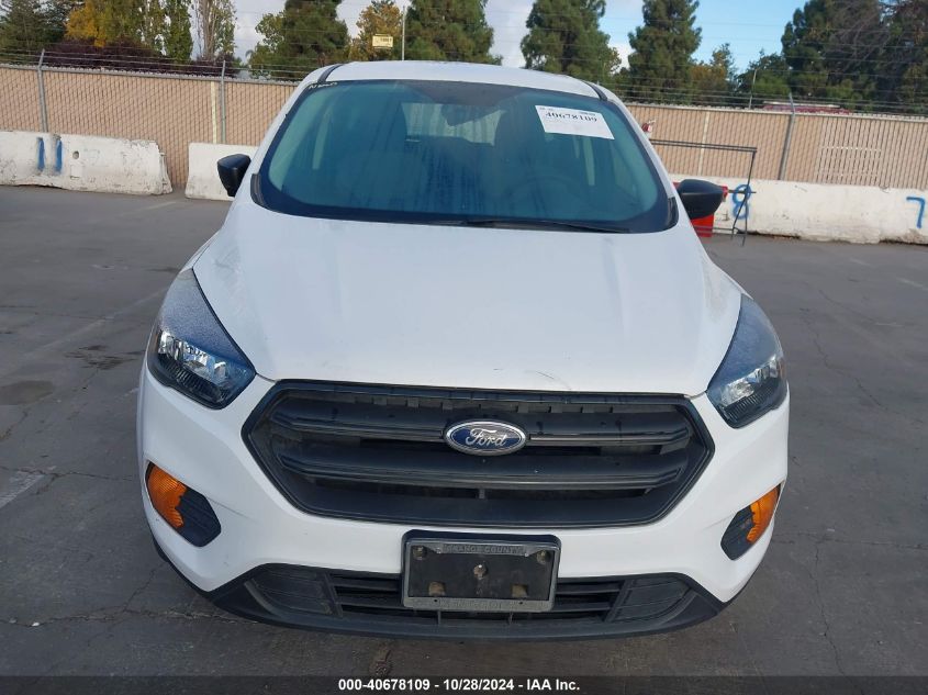 2019 Ford Escape S VIN: 1FMCU0F78KUB80258 Lot: 40678109