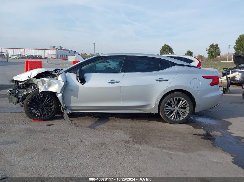 2016 Nissan Maxima 3.5 Platinum VIN: 1N4AA6AP3GC436386 Lot: 40678117