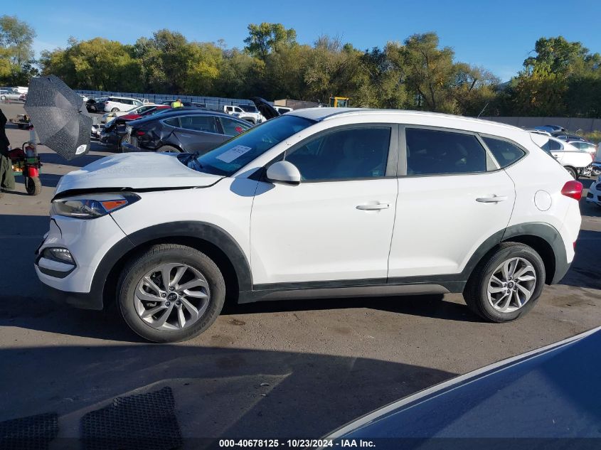 2016 Hyundai Tucson Se VIN: KM8J3CA40GU074998 Lot: 40678125