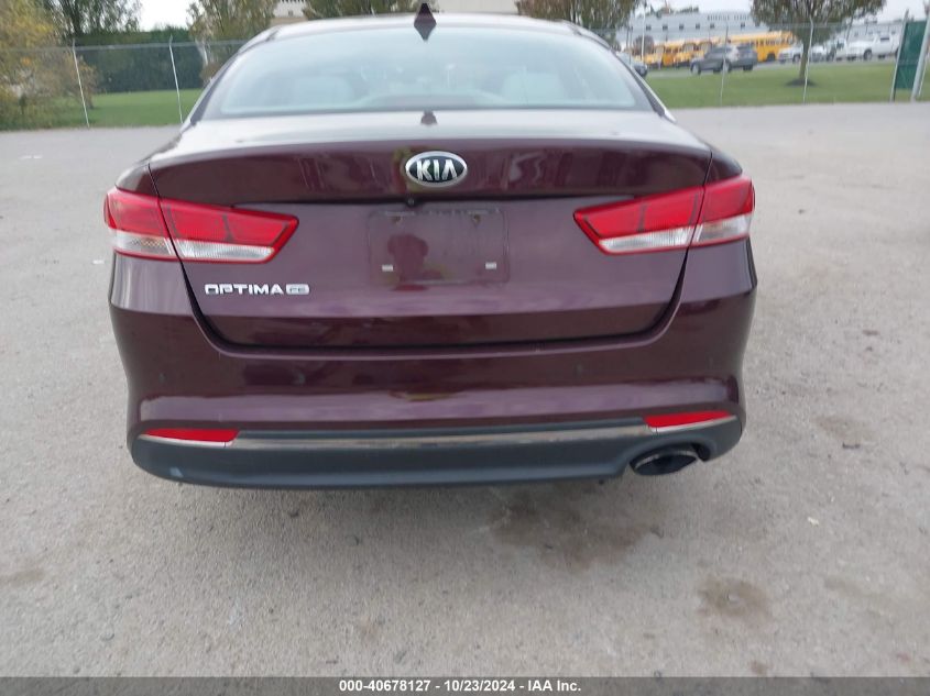 2018 Kia Optima Lx VIN: 5XXGT4L32JG184912 Lot: 40678127