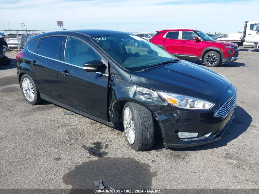 2015 Ford Focus Titanium VIN: 1FADP3N29FL341970 Lot: 40678131