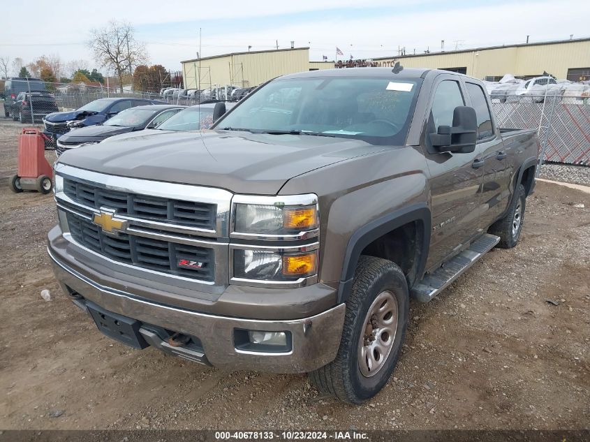 2014 Chevrolet Silverado 1500 1Lt/2Lt VIN: 1GCVKREC8EZ184548 Lot: 40678133