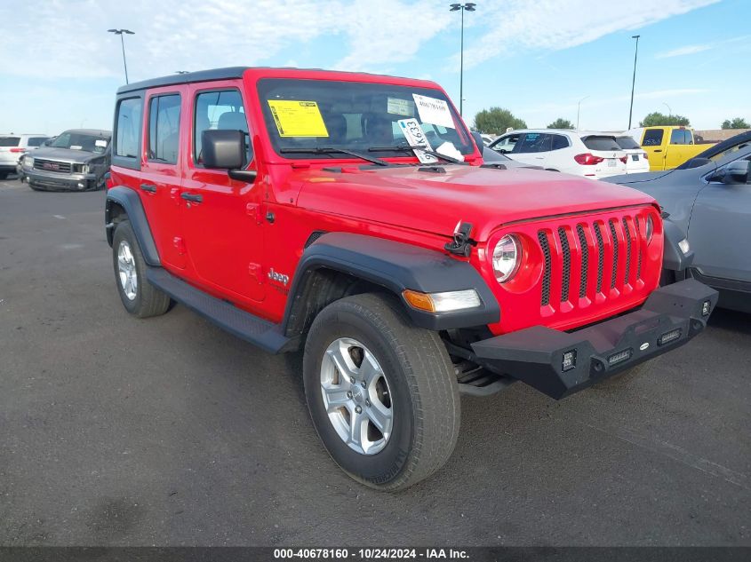 2021 Jeep Wrangler Unlimited Sport S 4X4 VIN: 1C4HJXDG5MW505969 Lot: 40678160