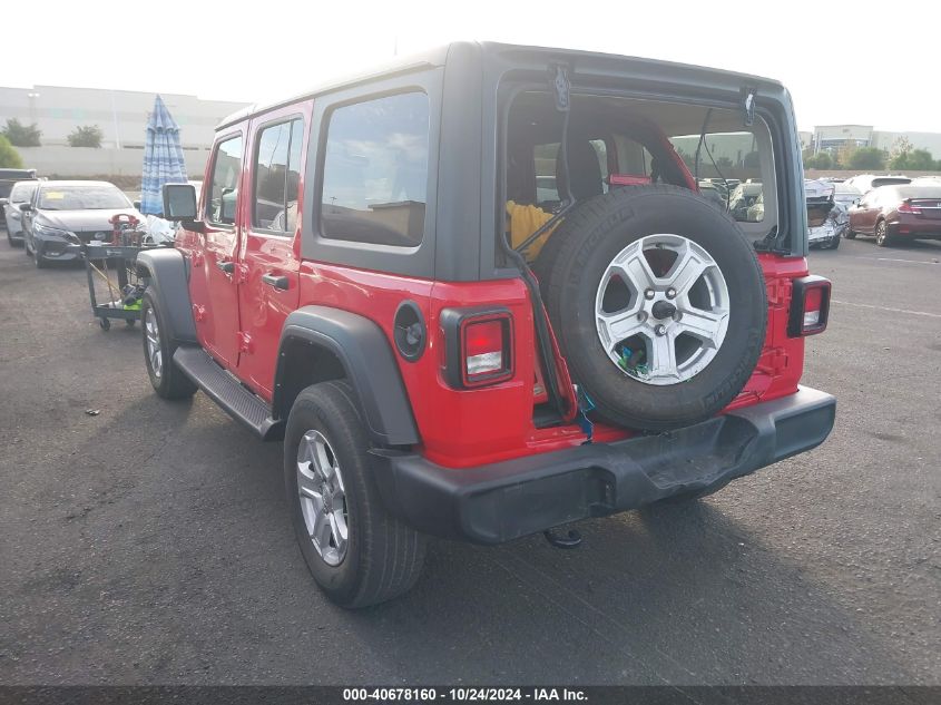 2021 Jeep Wrangler Unlimited Sport S 4X4 VIN: 1C4HJXDG5MW505969 Lot: 40678160