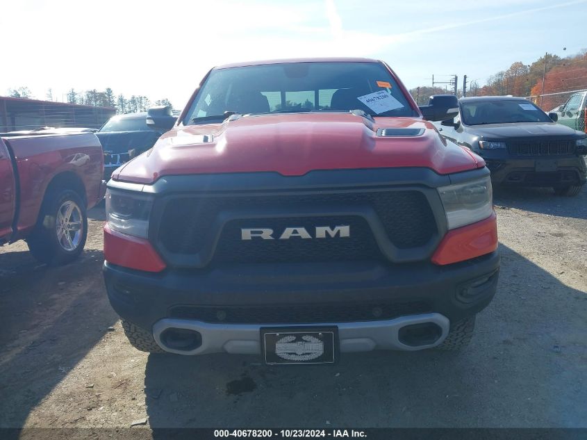 2019 Ram 1500 Rebel VIN: 1C6SRFLT5KN542506 Lot: 40678200