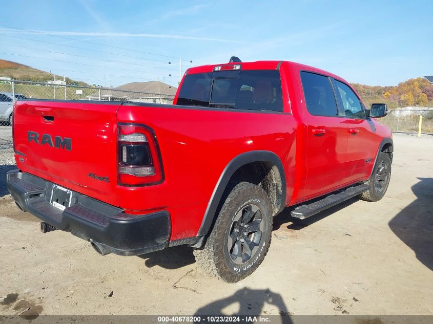 2019 Ram 1500 Rebel VIN: 1C6SRFLT5KN542506 Lot: 40678200