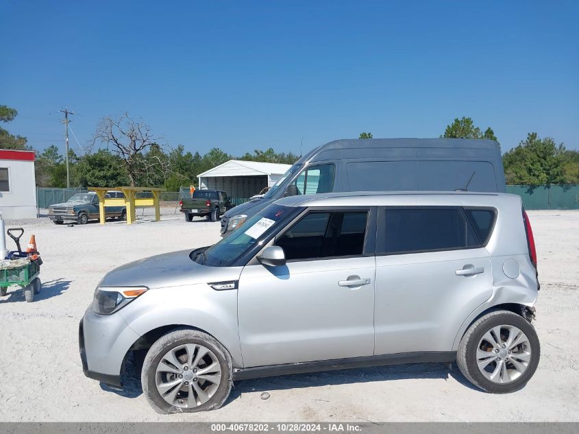 2016 Kia Soul + VIN: KNDJP3A51G7851995 Lot: 40678202