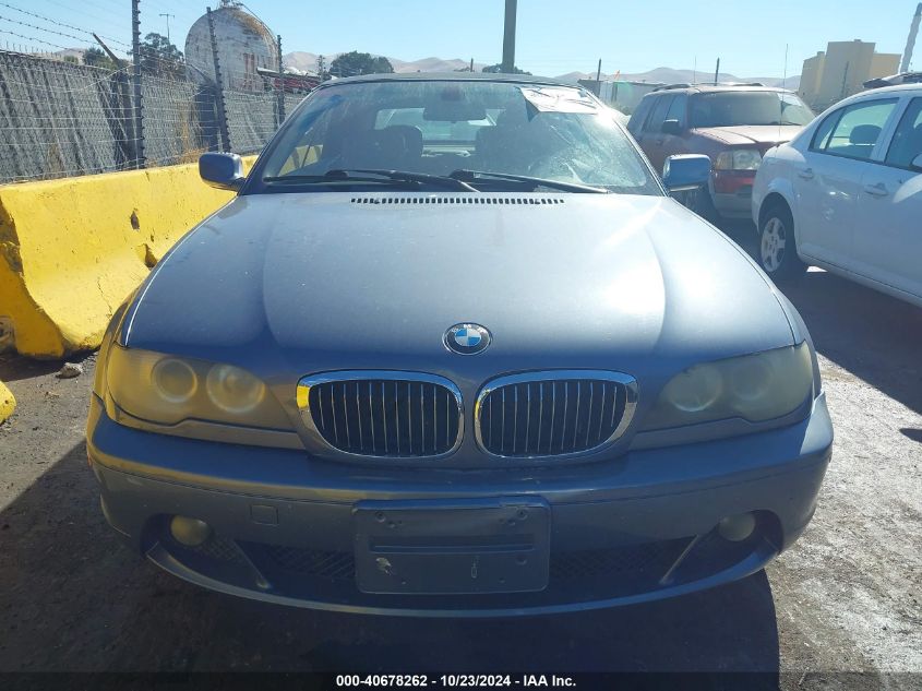 2005 BMW 325Ci VIN: WBABW33445PL37452 Lot: 40678262