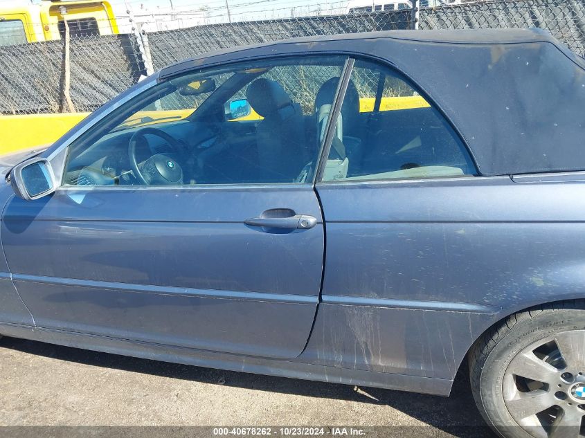 2005 BMW 325Ci VIN: WBABW33445PL37452 Lot: 40678262