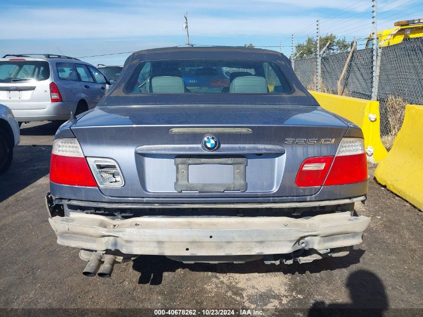 2005 BMW 325Ci VIN: WBABW33445PL37452 Lot: 40678262