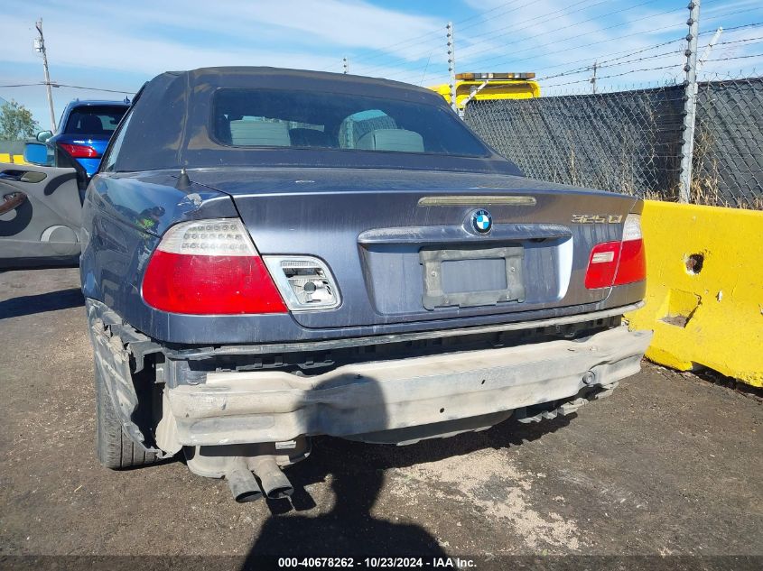 2005 BMW 325Ci VIN: WBABW33445PL37452 Lot: 40678262