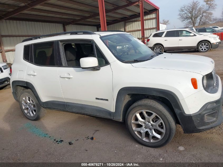 2017 Jeep Renegade Latitude 4X4 VIN: ZACCJBBB9HPE58355 Lot: 40678271